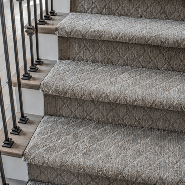 Stairway carpet | Johnston Paint & Decorating
