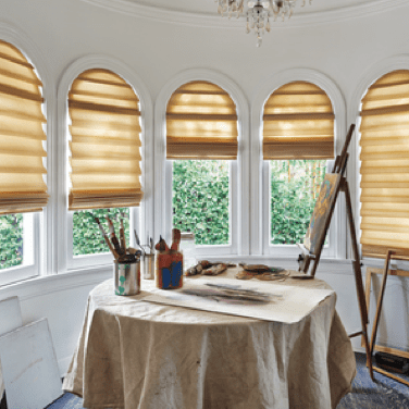Modern Roman Shades | Johnston Paint & Decorating Hunter Douglas Window Coverings