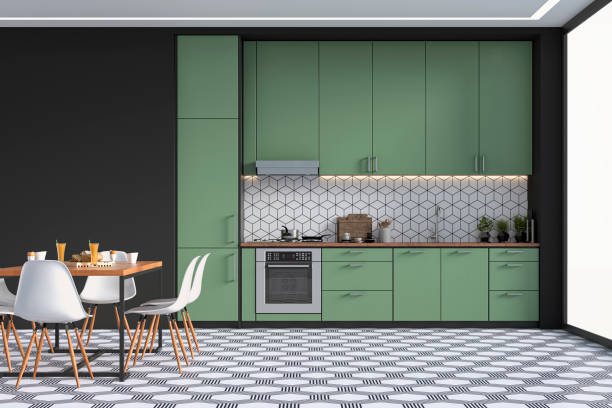 Green cabinets | Johnston Paint & Decorating