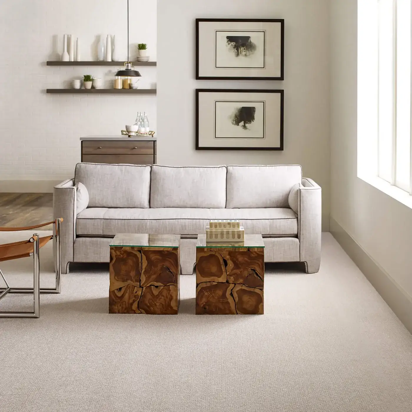 OUTSIDE-THE-LINES-E9645-SNOW-FALL-00101H living room Carpet | Johnston Paint